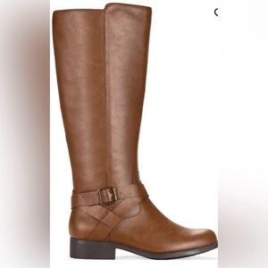 New Style & Co. Margo Acorn Brown Riding Boots Sz 9.5 M